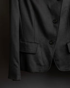 "Max Mara" Diagonal front button design stand collar jacket