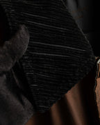 "COMME des GARCONS HOMME"
03AW corduroy collar design stand collar long coat