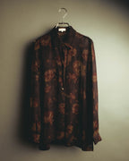 "Burberrys" 70's-90's floral button up shirt