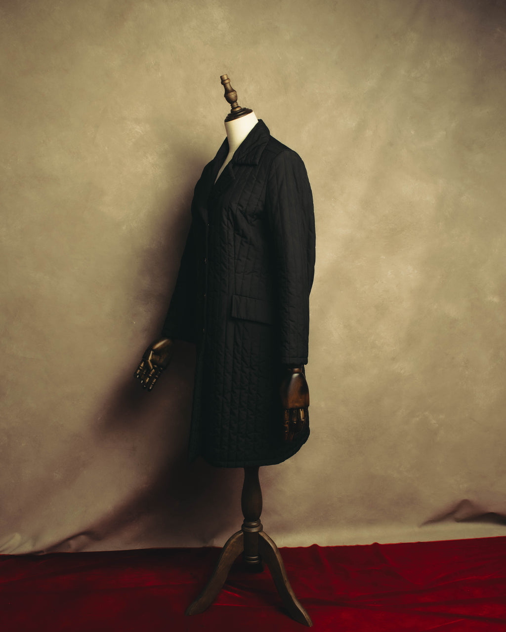 “Salvatore Ferragamo” 00’s-10’s Padded tailored long coat