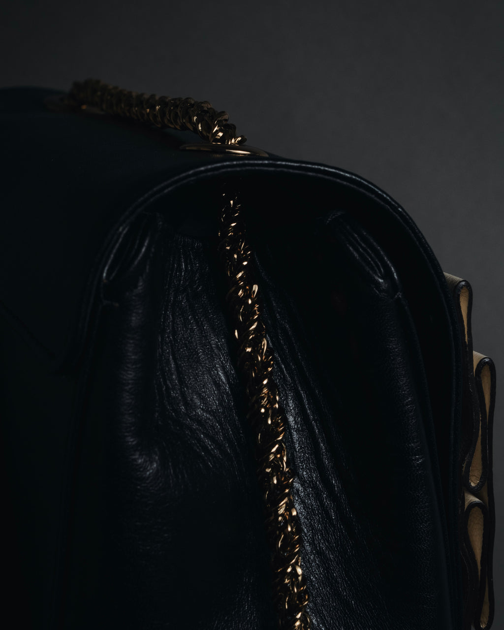 "Chloe" June bow-detail chain shoulder bag