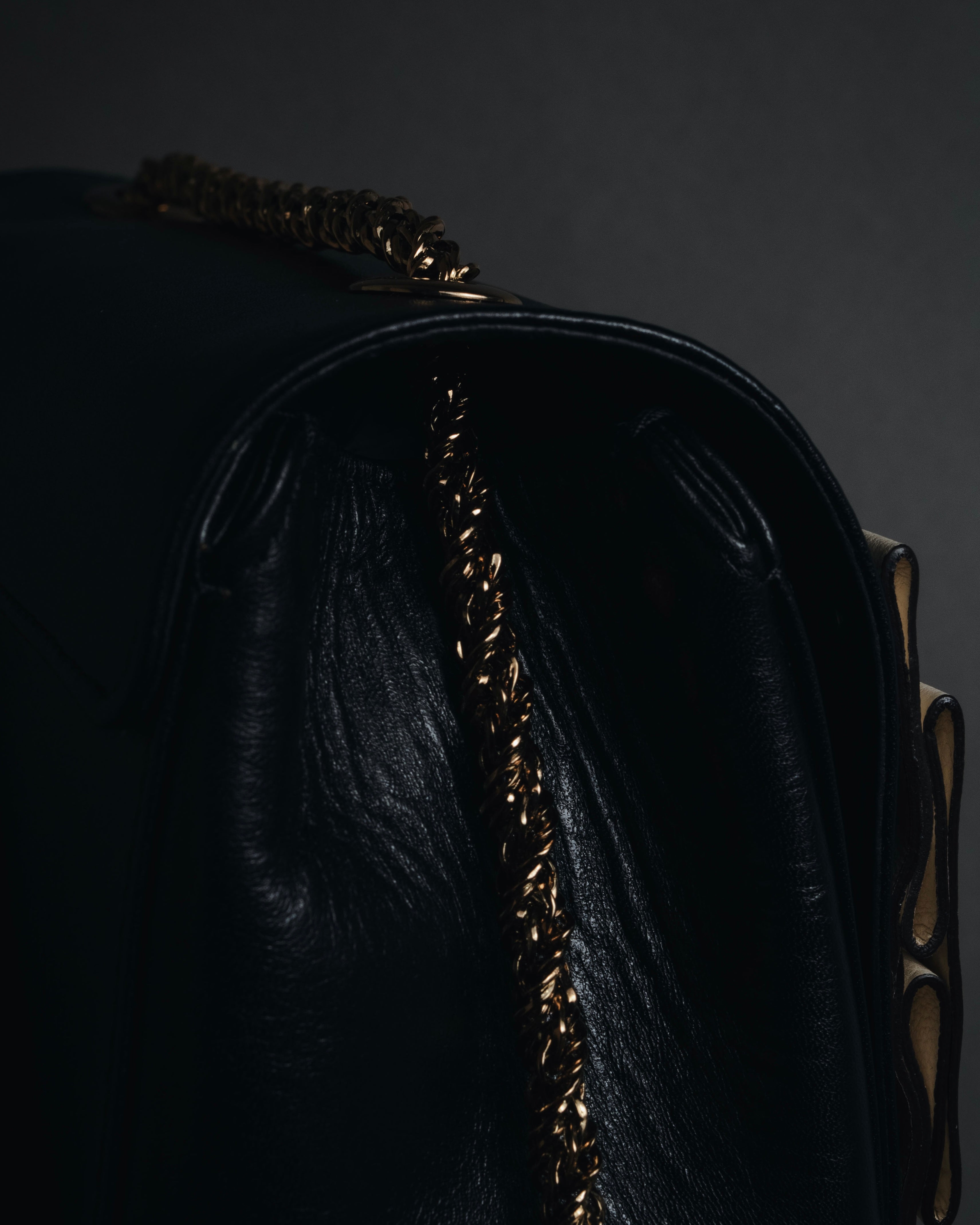 "Chloe" June bow-detail chain shoulder bag