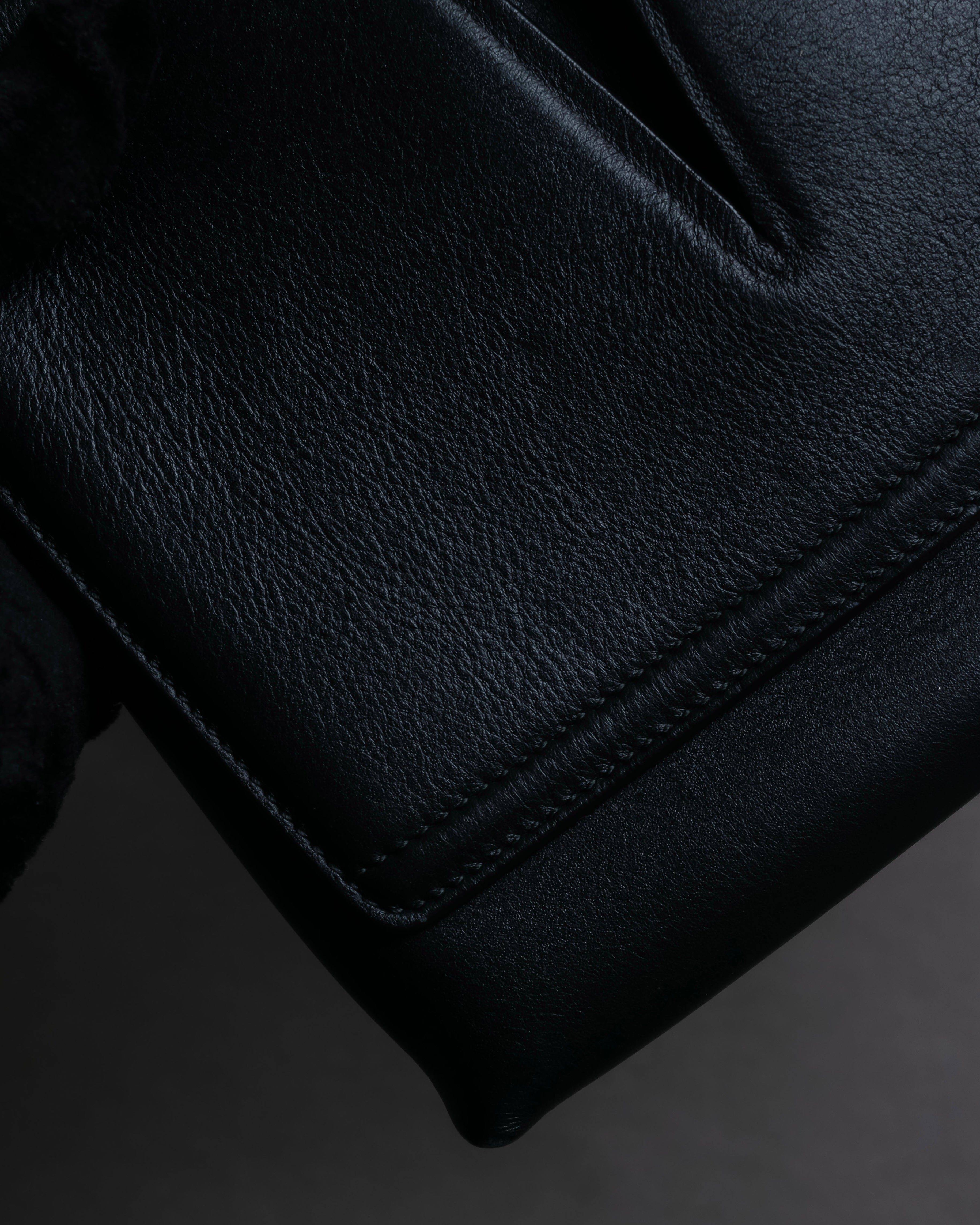 "JIL SANDER" Minimalist design leather shoulder bag