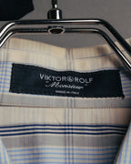 “VIKTOR & ROLF Monsieur” 00’s-10’s checked cotton dress shirt