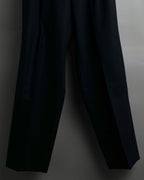 "YVES SAINT LAURENT" 00's shadow stripe pattern beautiful tailoring set up