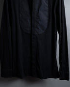 "FENDI" Pick stitch design fly front shirt