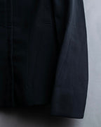 "PRADA" Waist shaped zipper jacket