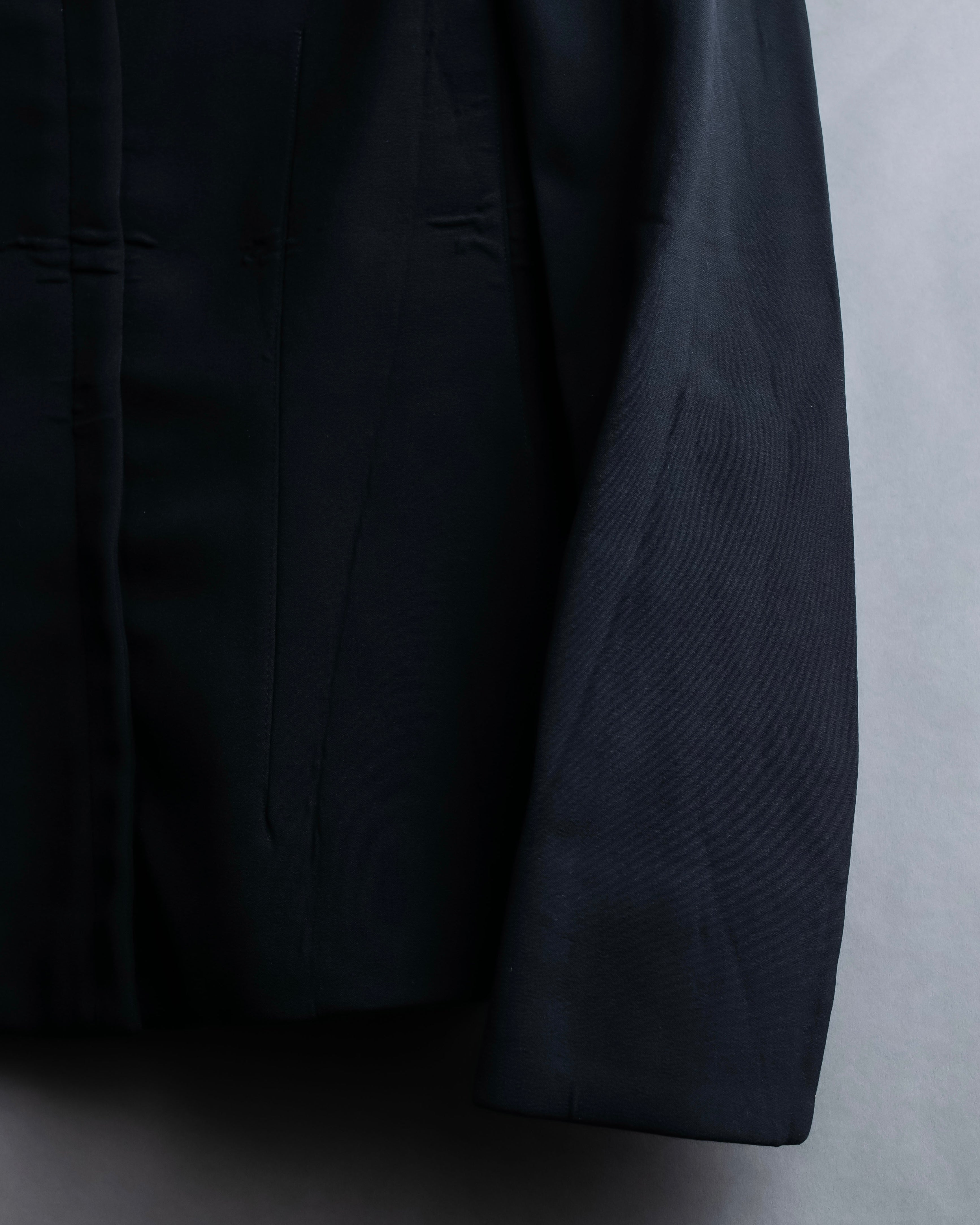"PRADA" Waist shaped zipper jacket