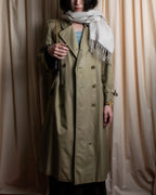 "BURBERRYS" Military detail long trench coat
