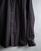 "GUCCI" Spread collar embroidered cotton shirt