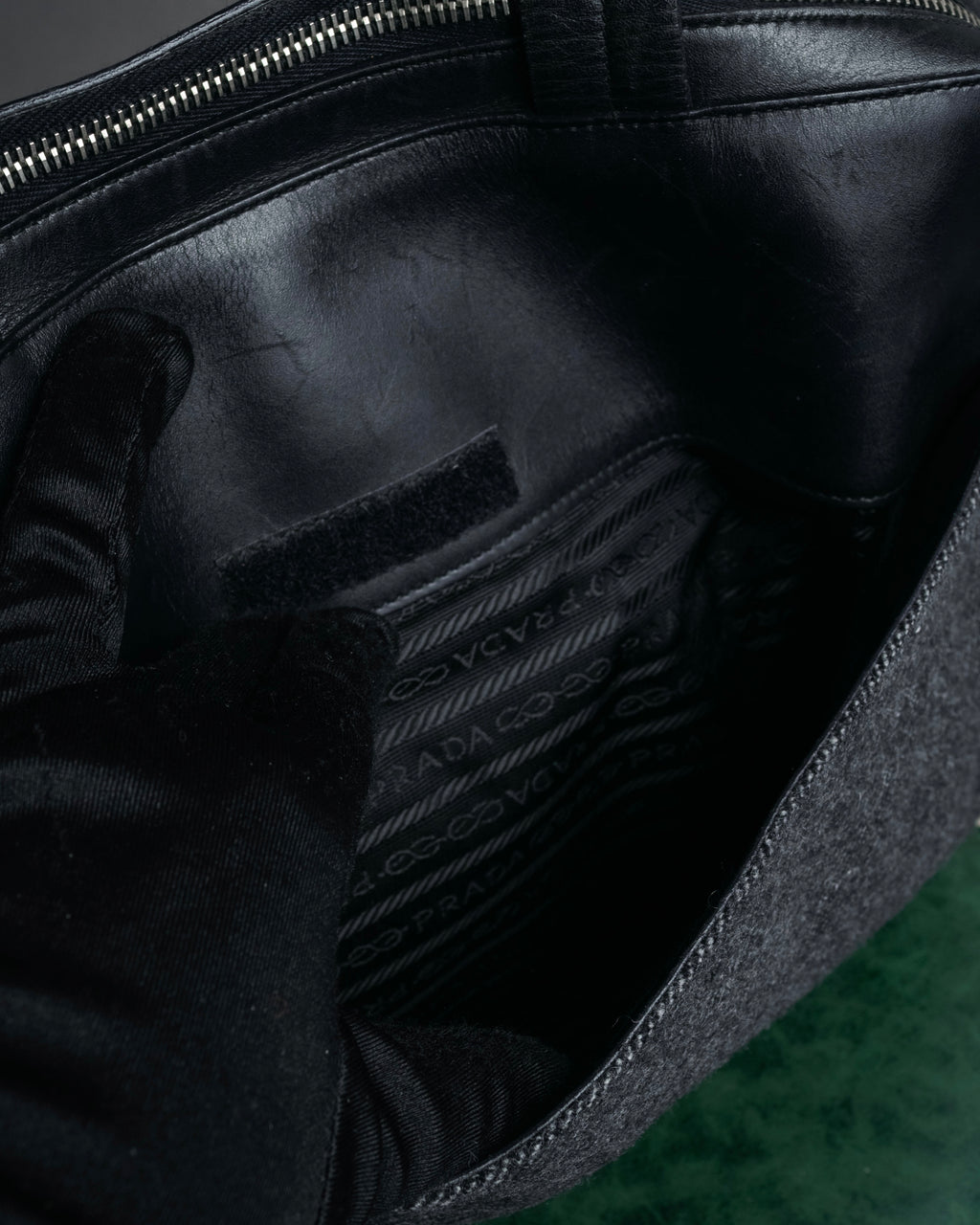 “PRADA” 1998-2003 Felt and gomma duffle bag