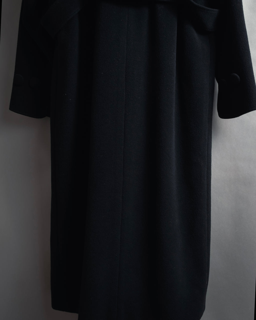 "Karl Lagerfeld" 80's-90's Round collar curvaceous coat