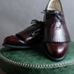 "Johnston & Murphy" Logo engraved fringe design leather shoes