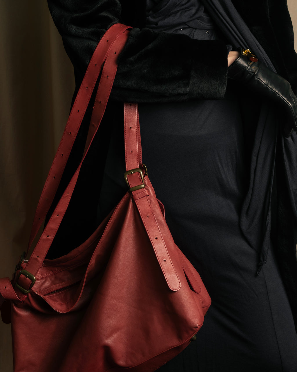 -SPECIAL- "Maison Martin Margiela"
 00'sLate period-13's Double strap design large shoulder bag