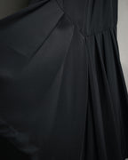“Christian Dior” 80’s-90’s Silk draped long skirt