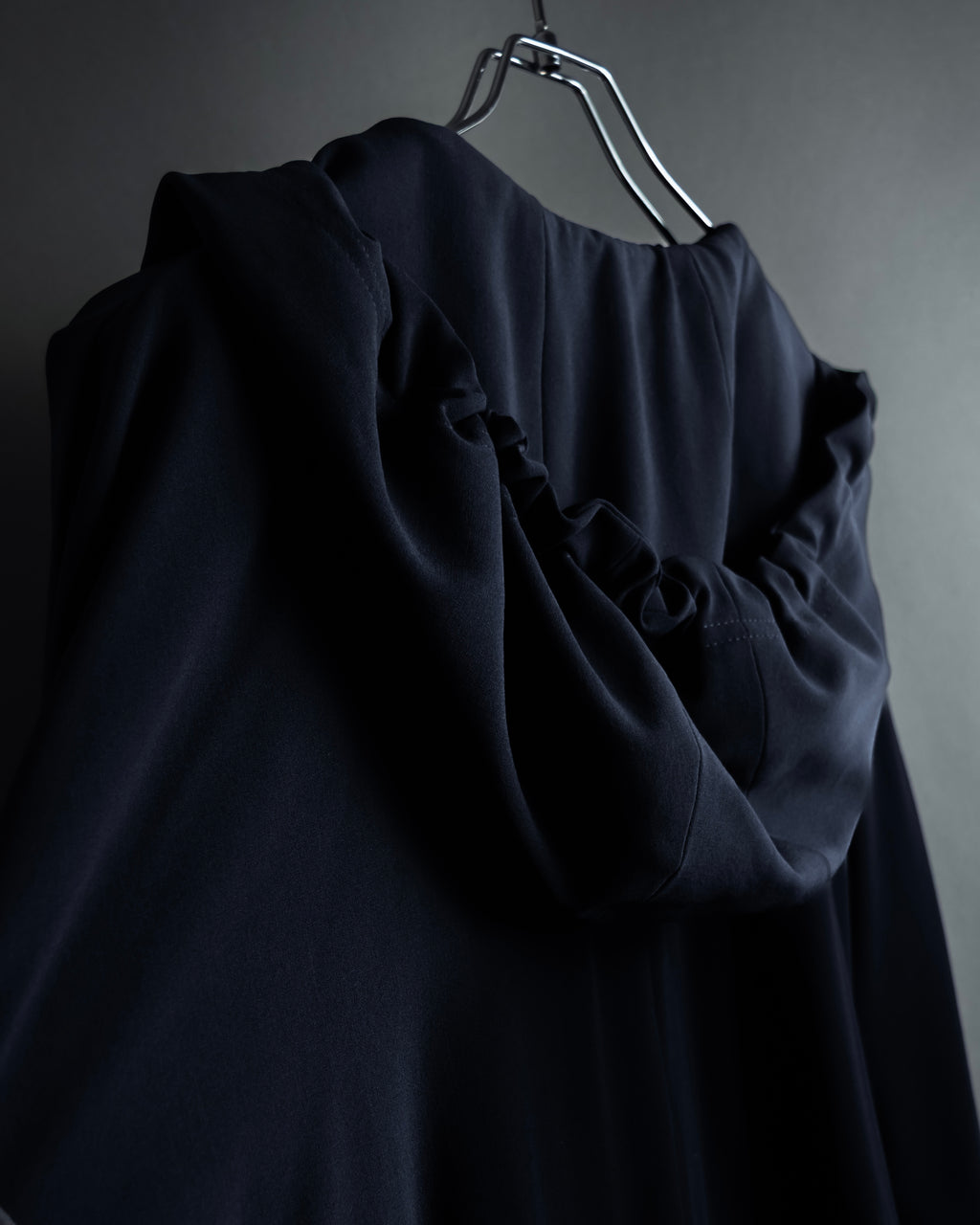 "Max Mara" Draping design hooded coat