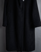 "Max Mara" 90''s-00's Actress collar design long coat