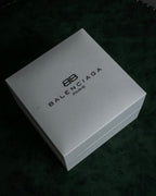 "BALENCIAGA" 2000’s bb logo tonneau bracelet watch