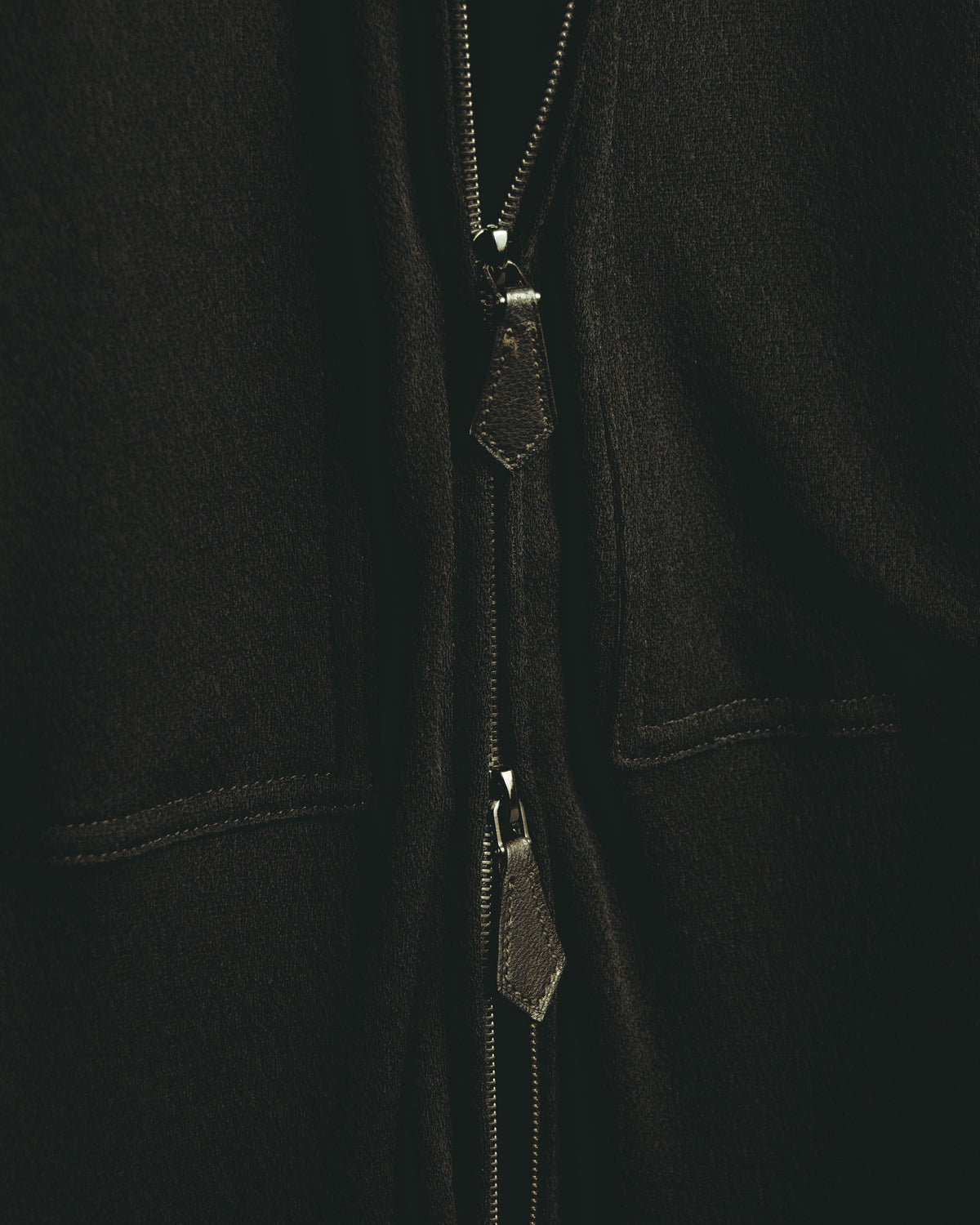 -SPECIAL- “HERMÈS” 00’s Jean Paul Gaultier era belted four-zip long cardigan