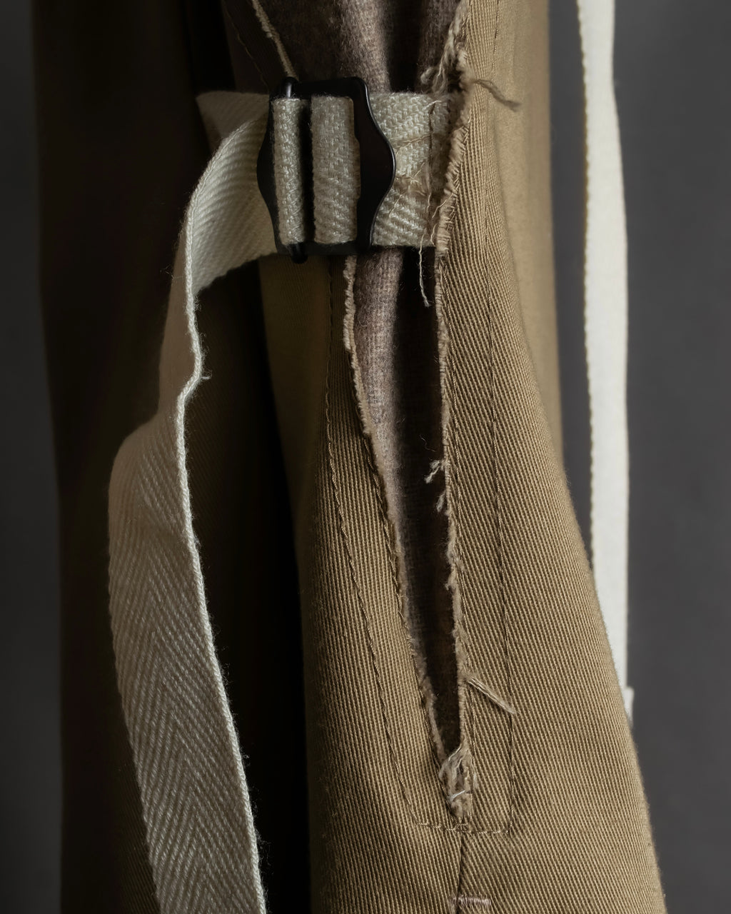 "Y's" 17AW twill woven flare silhouette jump skirt