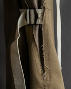 "Y's" 17AW twill woven flare silhouette jump skirt