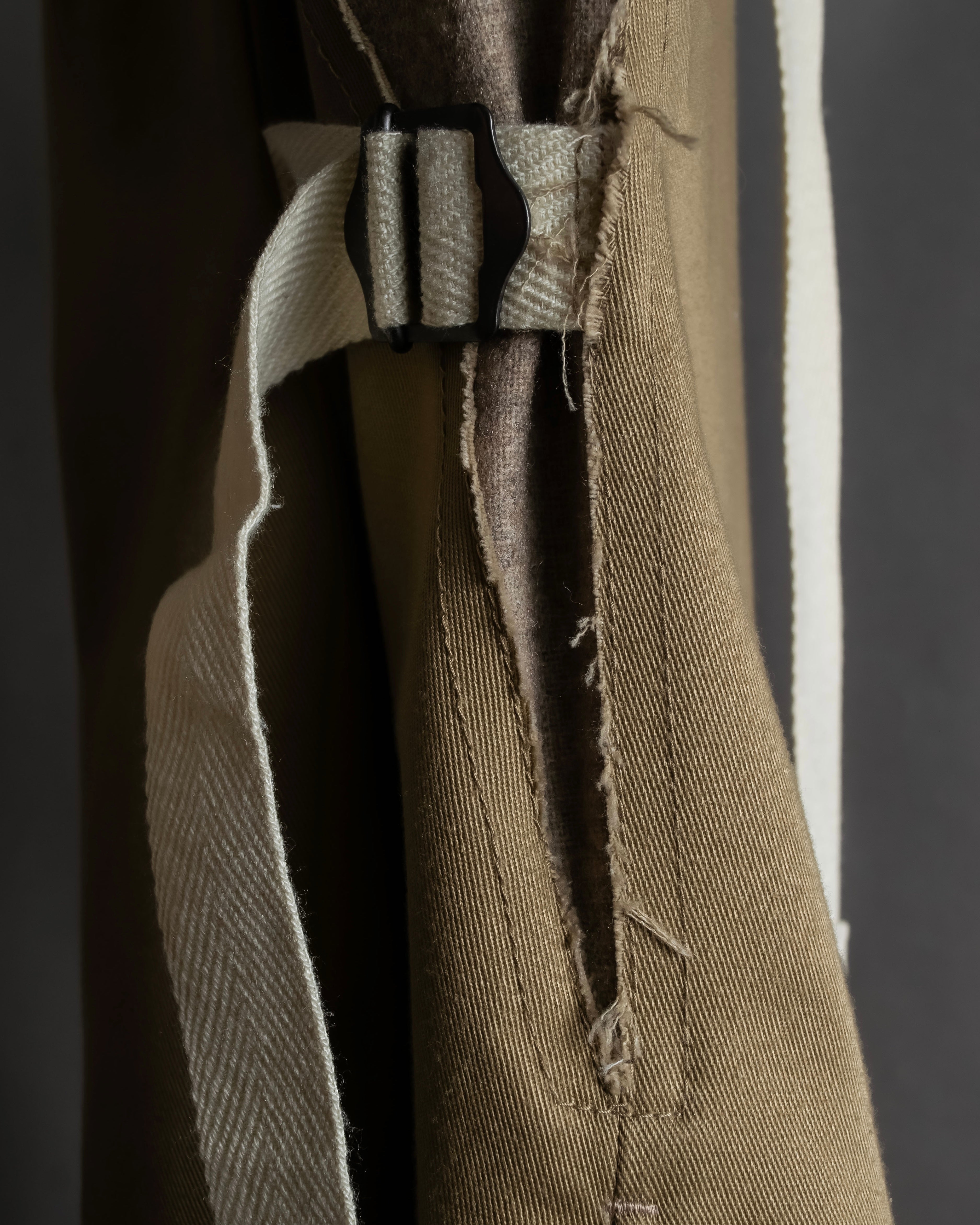 "Y's" 17AW twill woven flare silhouette jump skirt