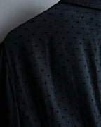 “Y’s COMPOSITION: SEE ATTACHED LABEL” Layered design multi buttons tail coat