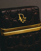 "Christian Dior" 70's-80's Croc embossed cigarette case set