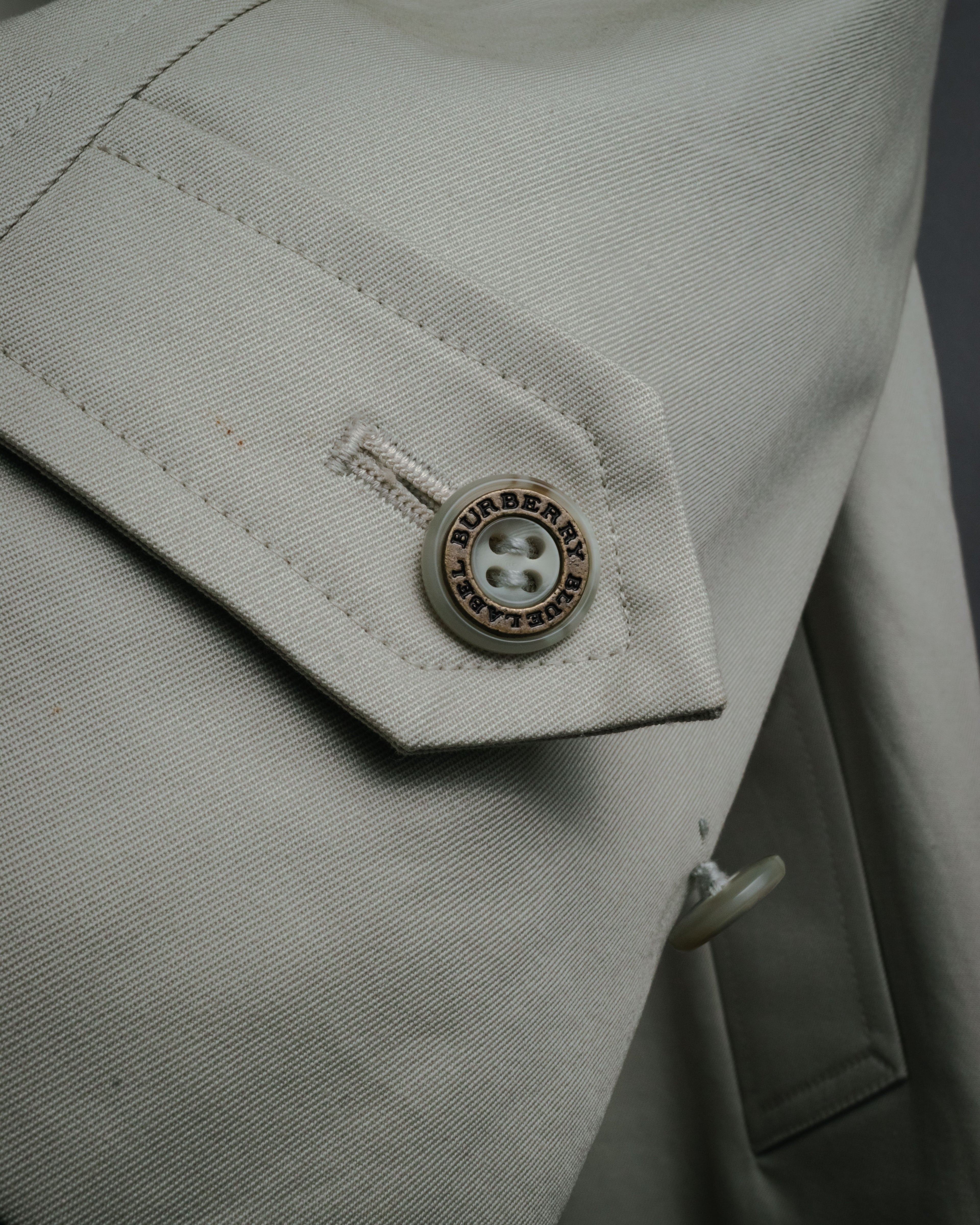 “BURBERRY BLUE LABEL” 2000’s Minimal balmacaan coat