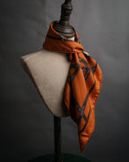 “HERMÈS” 2000-2010 Bolduc silk twill scarf
