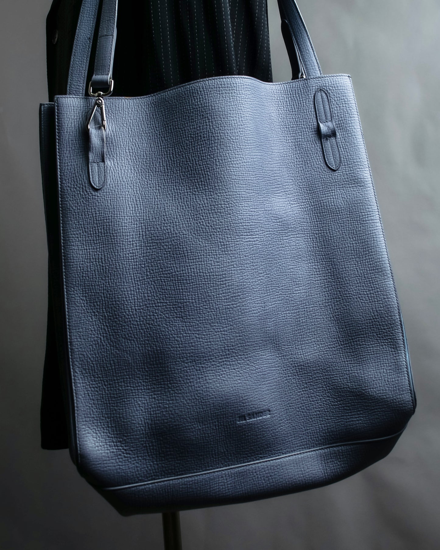 “JIL SANDER”  beautiful sky blue leather shoulder bag