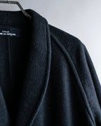 "tricot COMME des GARCONS" 
Shawl collar piping design long coat