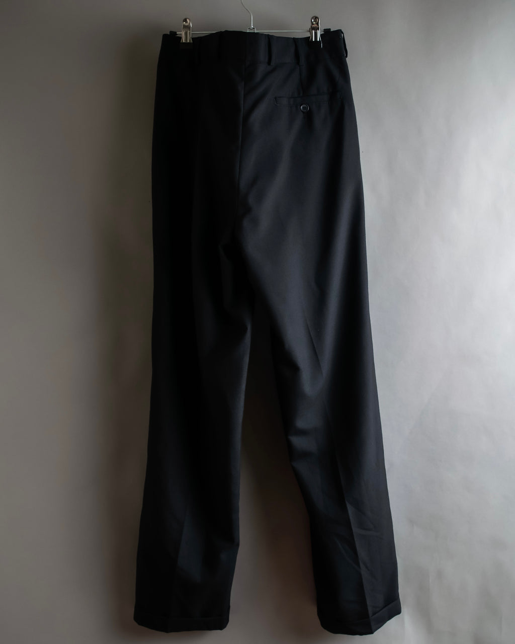 "Vintage high-waisted wide tapered slacks"