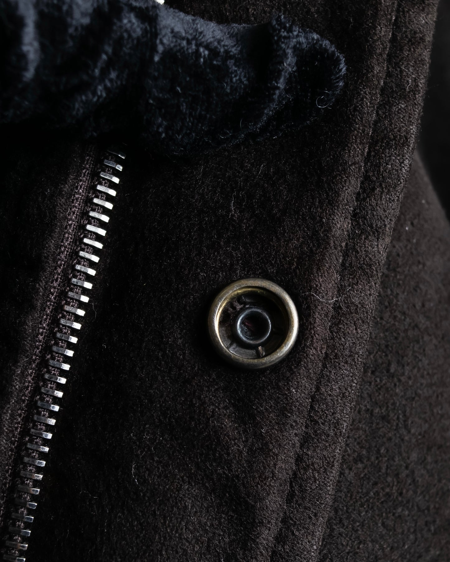 "ARMANI COLLEZIONI" Military detail elbow patch zip-up jacket