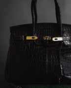 -SPECIAL- "Pierre Cardin"
90’s real crocodile leather top handle bag