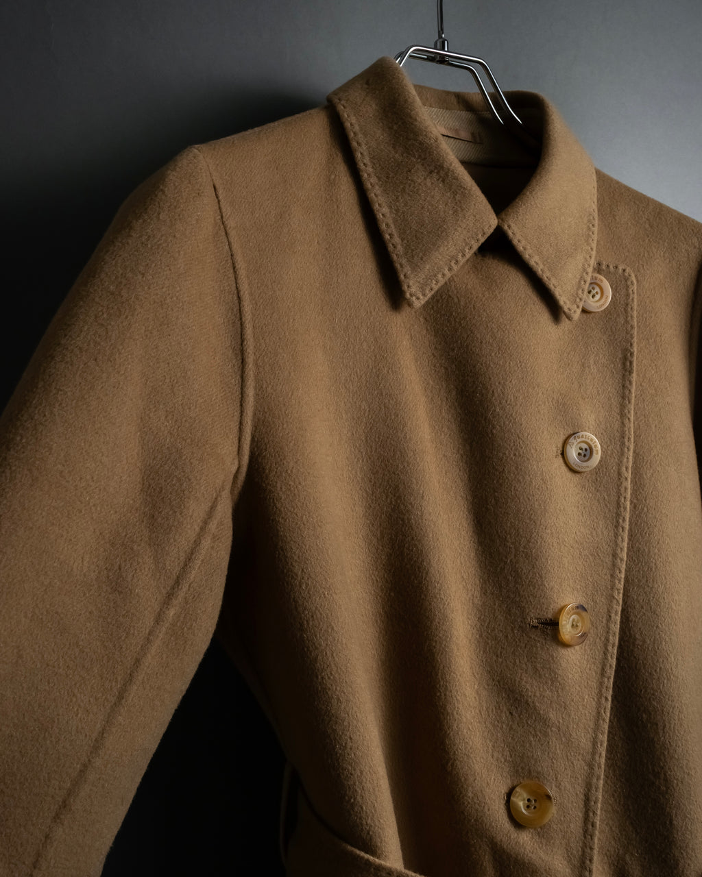 "Aquascutum" Traditional detail belted long trench coat