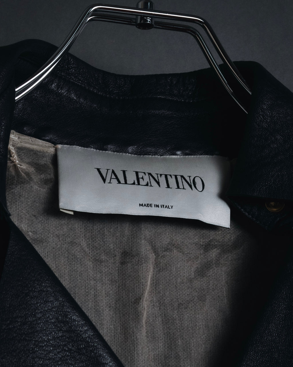 –SPECIAL– "VALENTINO"
Early 2010s lace and leather double-breasted jacket
