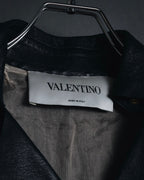 –SPECIAL– "VALENTINO"
Early 2010s lace and leather double-breasted jacket