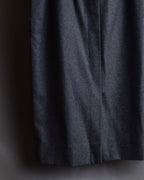 "CHANEL" 90's Gold button design straight line skirt