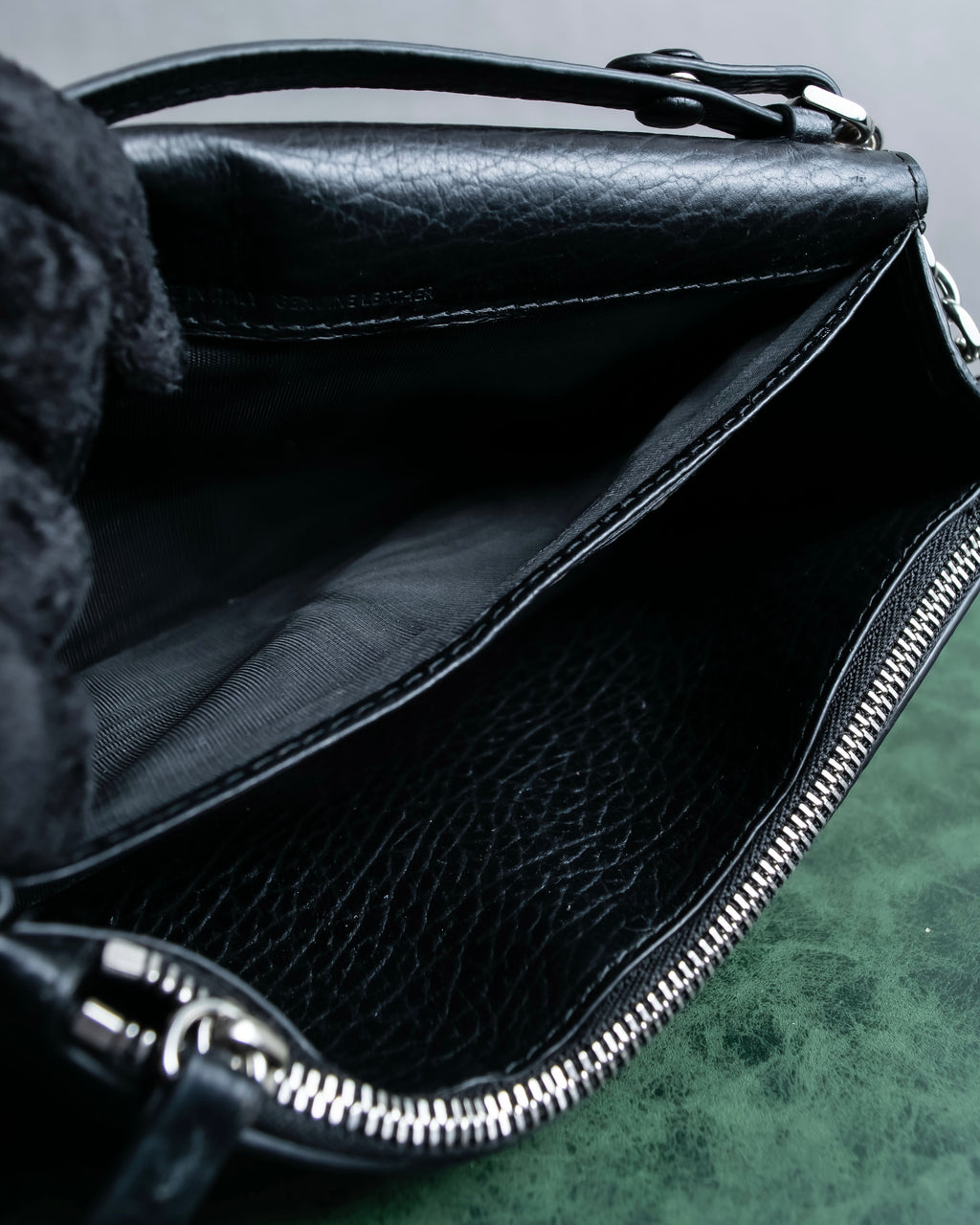 "MAISON MARGIELA" Calf leather chain shoulder wallet bag