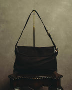 "Salvatore Ferragamo" 00's-10's Gancini leather shoulder bag