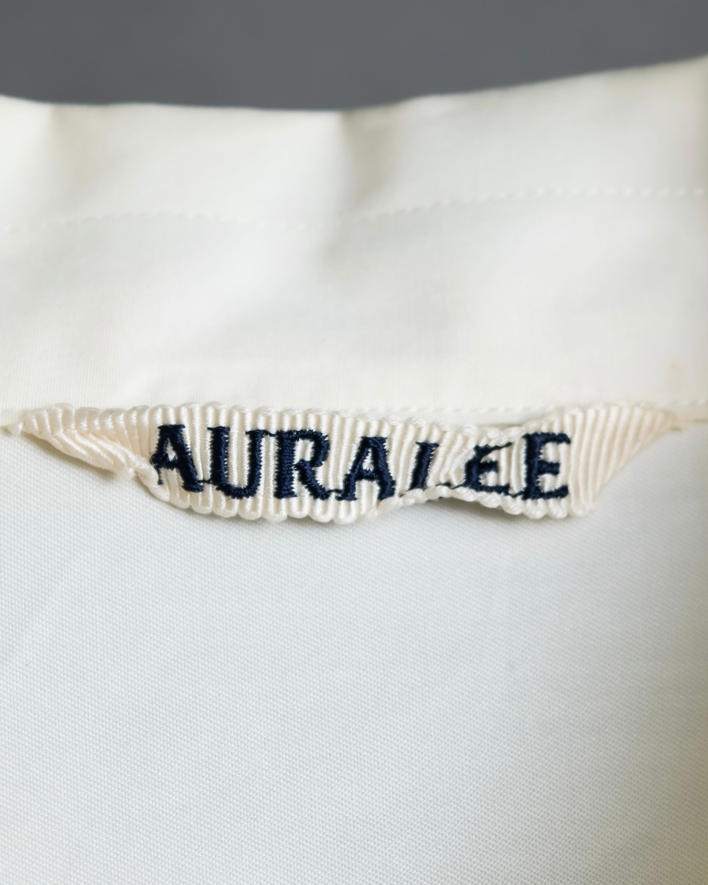"AURALEE" Oversized, high quality cotton shirt
