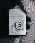 "COMME des GARÇONS HOMME"
Early 90s polka-dot rayon tailored vest