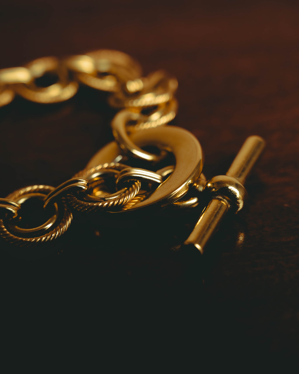 –SPECIAL– "CELINE" 90's Sculptural link bracelet