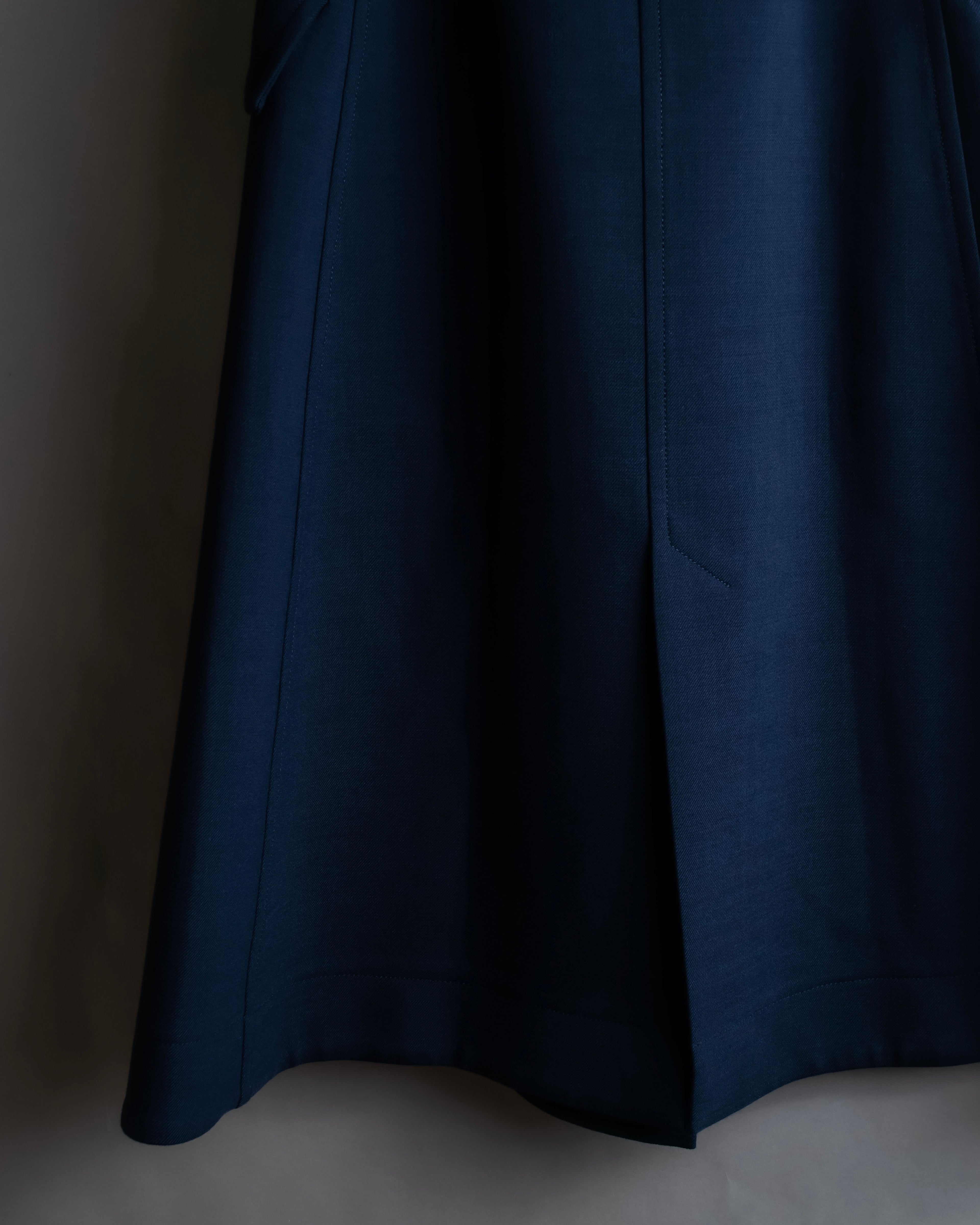 "MM6 MAISON MARGIELA" 20SS Beautiful navy trench skirt