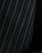 "ISSEY MIYAKE MEN" Random stripe pattern V-neck vest