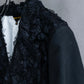 "COMME des GARCONS" 23SS Tiered lace detail evening tailcoat