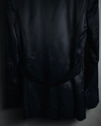 "BALENCIAGA.PARIS" 2008-2009 Sculptural satin shawl collar tuxedo jacket