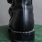 "GIVENCHY" Belt and stud design leather boots