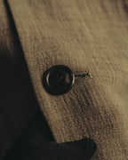 “Christian Dior” 90’s-00’s Fine-check wool three-button tailored jacket